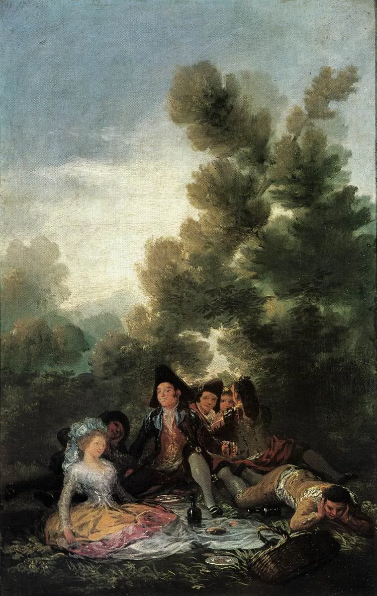 Merienda campestre (A Picnic), de Francisco de Goya, ca. 1788